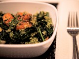 The Whole Carrot (aka Carrot, Parsnip, Kale, and White Bean Quinoa Bowl w/Carrot-Top Pesto)