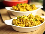 Roasted Cauliflower & Quinoa with Cheesy Pumpkin Tempeh Sauce