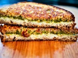 Grilled Pesto & Chèvre Sandwich