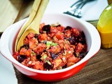 Virtual Vegan Potluck: Sweet Potato & Beet Salad with Saffron Citronette