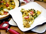 Taters ‘n’ Greens Tofu Scramble Pizza