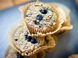 Blueberry Quinoa Bran Muffins