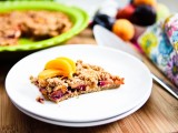 Stone Fruit Cobbler Bars