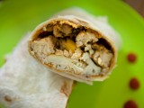 Sriracha Tempeh Cauliflower Wrap