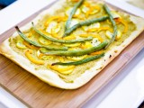 Lemon Herb Hummus Pizza