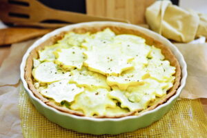 Star Squash Tofu Chèvre Tart