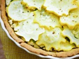 Star Squash Tofu Chèvre Tart