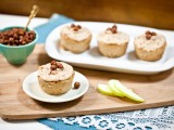 Apple Fritter Cupcakes with Sugar-Free Cinnamon Cream Cheese Frosting