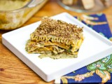 Butternut & Wild Mushroom Lasagna with Pecan Parmesan