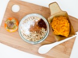 Pumpkin Persimmon Overnight Oats