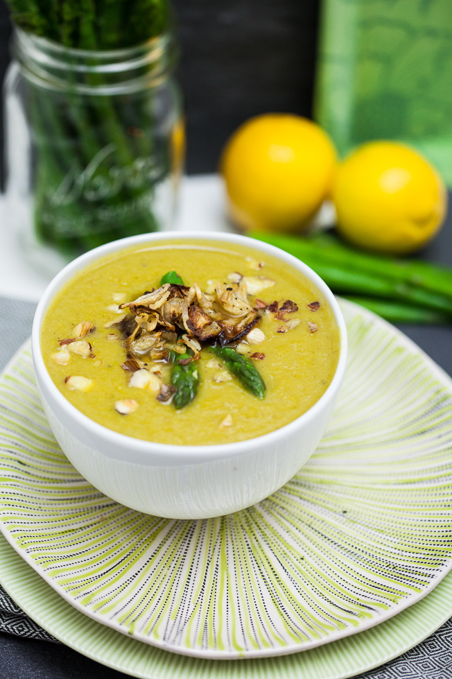 Vegan Cream of Asparagus Soup - Keepin' It Kind