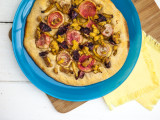 Roasted Beet, Blood Orange & Fennel Pizza with Mixed Herb Tofu Chèvre