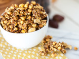 Salted Cashew Caramel Corn Granola
