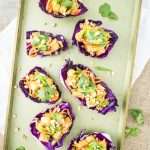 Thai Peanut Tofu Salad Tacos