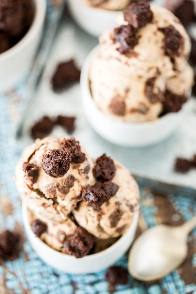 Peanut ButterCaramelBrownie Chunk Ice Cream