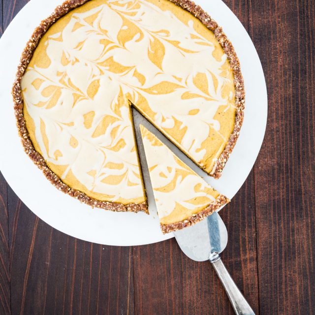 Marbled Pumpkin Cheesecake