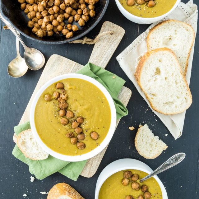 Creamy Potato Split Pea Soup