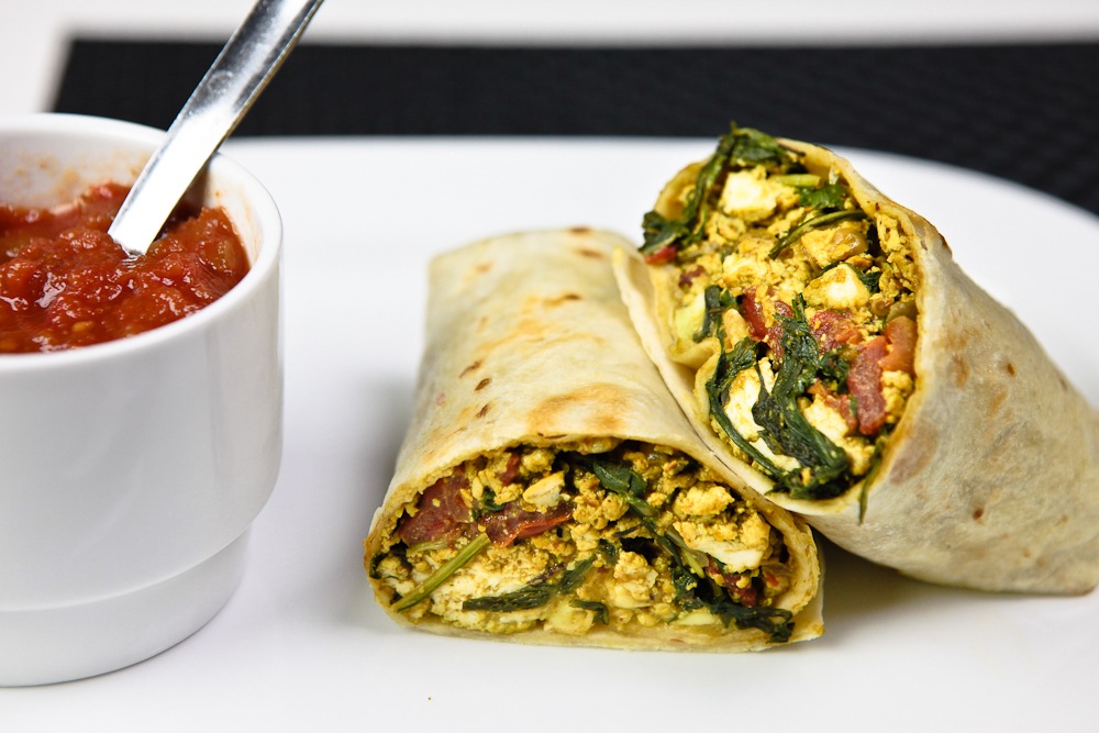 Tofu Scramble Burrito