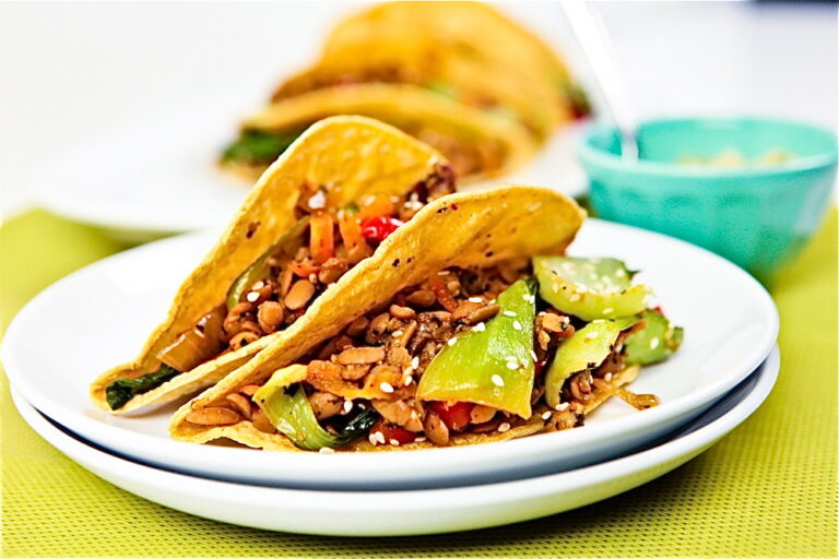Bok Choy Tempeh Tacos