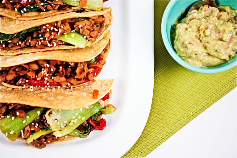 Bok Choy Tempeh Tacos