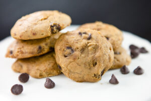 Salted Caramel Chocolate Chip Cookies 