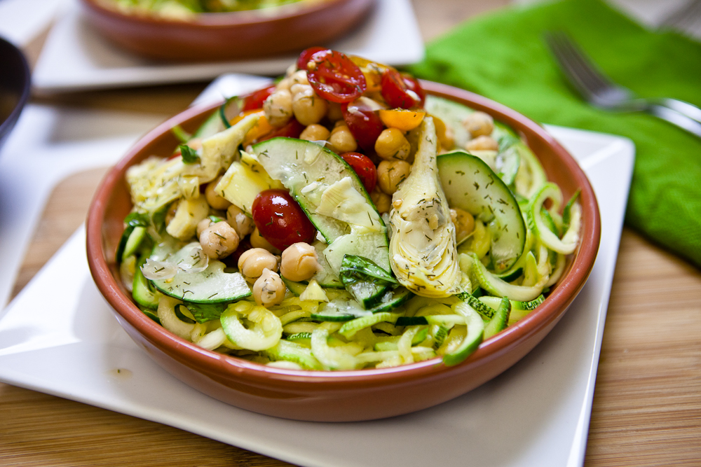 Mediterranean Zucchini Pasta Salad