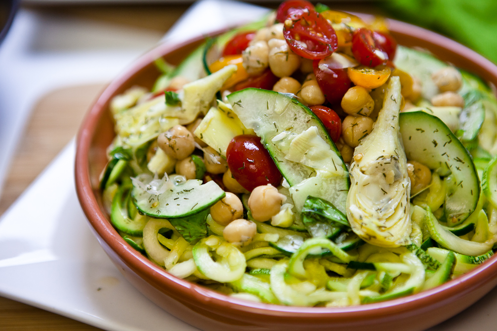 Mediterranean Zucchini Pasta Salad