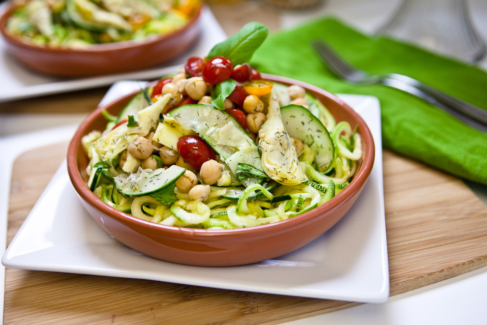 Mediterranean Zucchini Pasta Salad