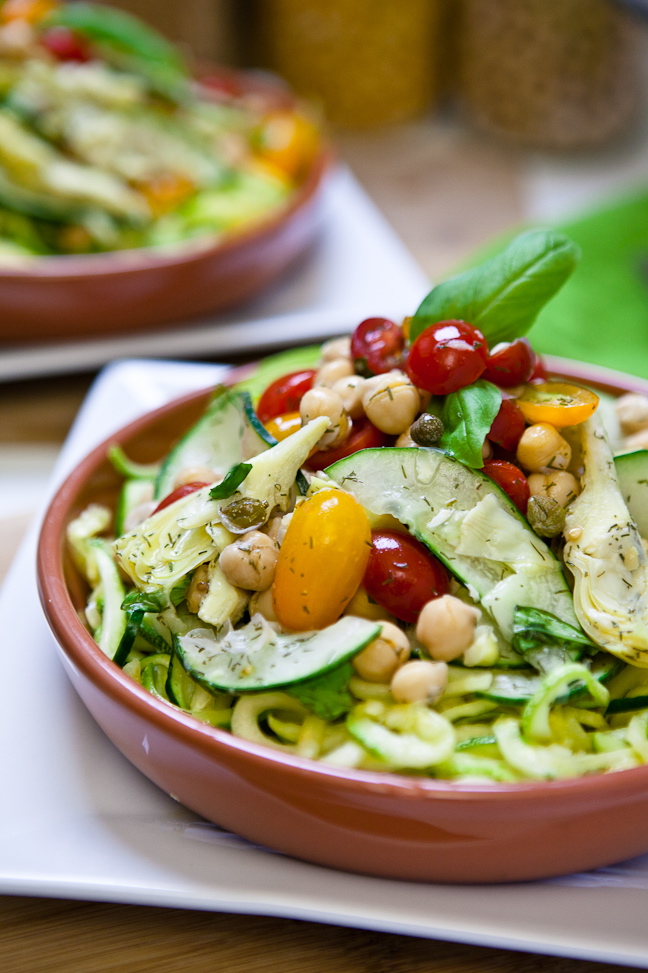 Mediterranean Zucchini Pasta Salad