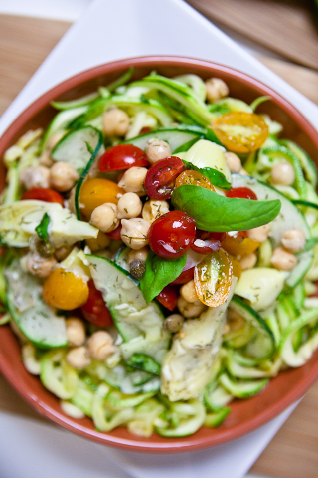 Mediterranean Zucchini Pasta Salad