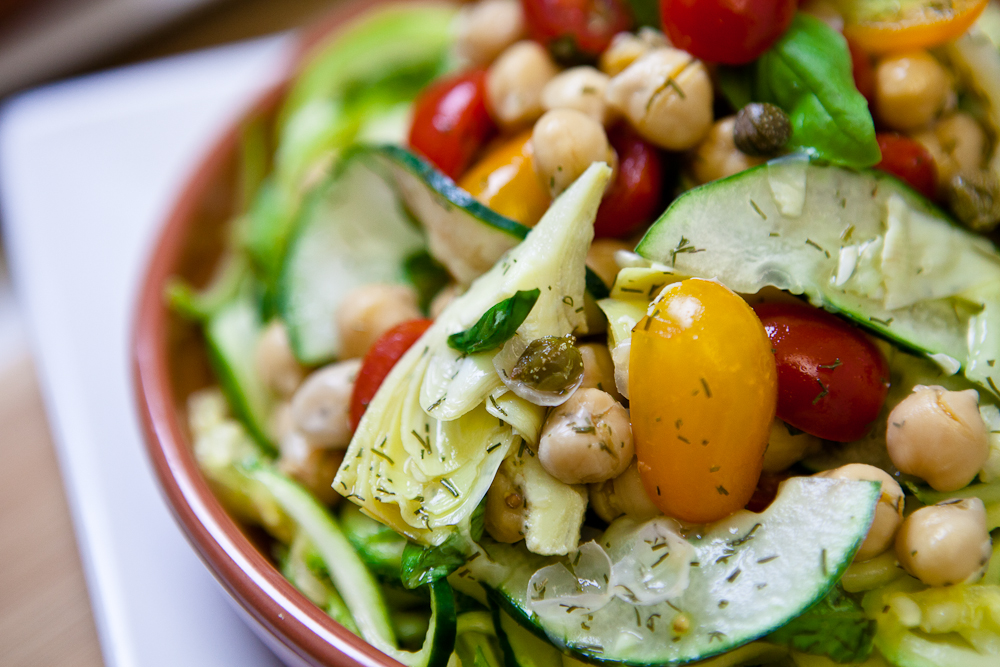 Mediterranean Zucchini Pasta Salad