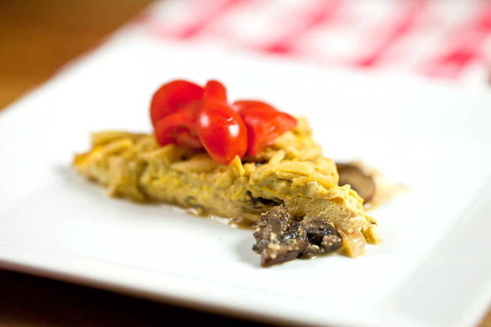 Mushroom Cheddar Frittata 