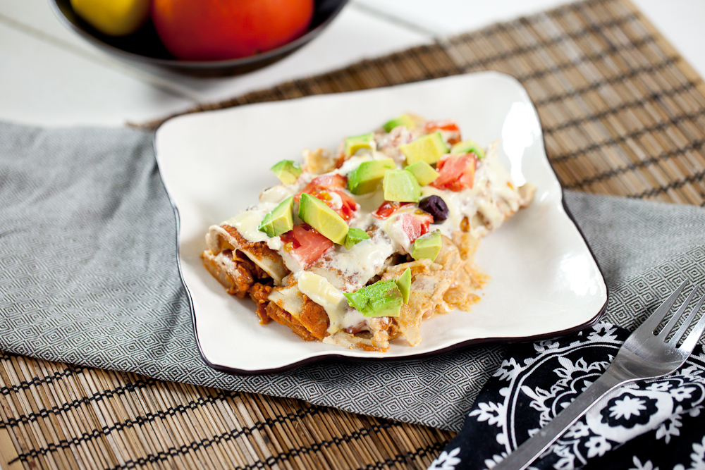 Jackfruit Enchiladas 