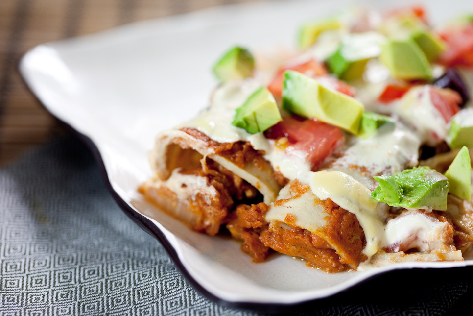 Jackfruit Enchiladas 