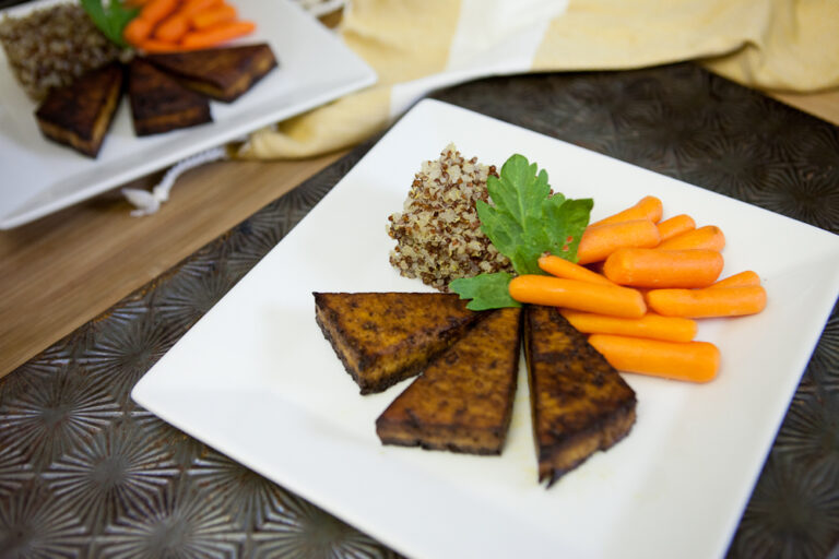 Basic Baked Tofu & Quinoa Keepin' It Kind