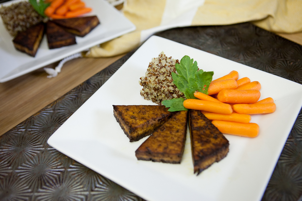 Basic Baked Tofu & Quinoa 