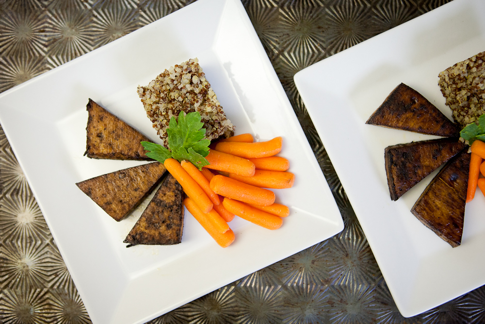 Basic Baked Tofu & Quinoa 