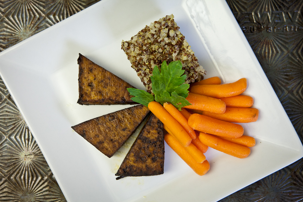 Basic Baked Tofu & Quinoa 