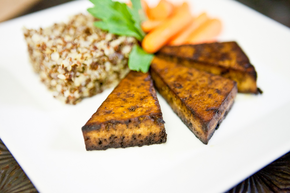 Basic Baked Tofu & Quinoa 