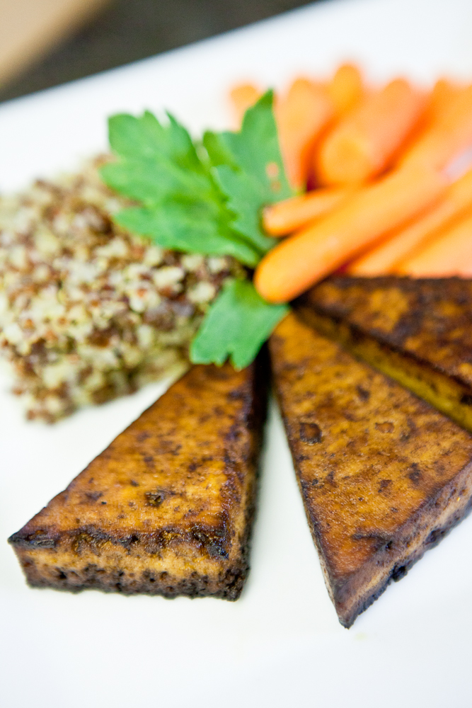 Basic Baked Tofu & Quinoa 