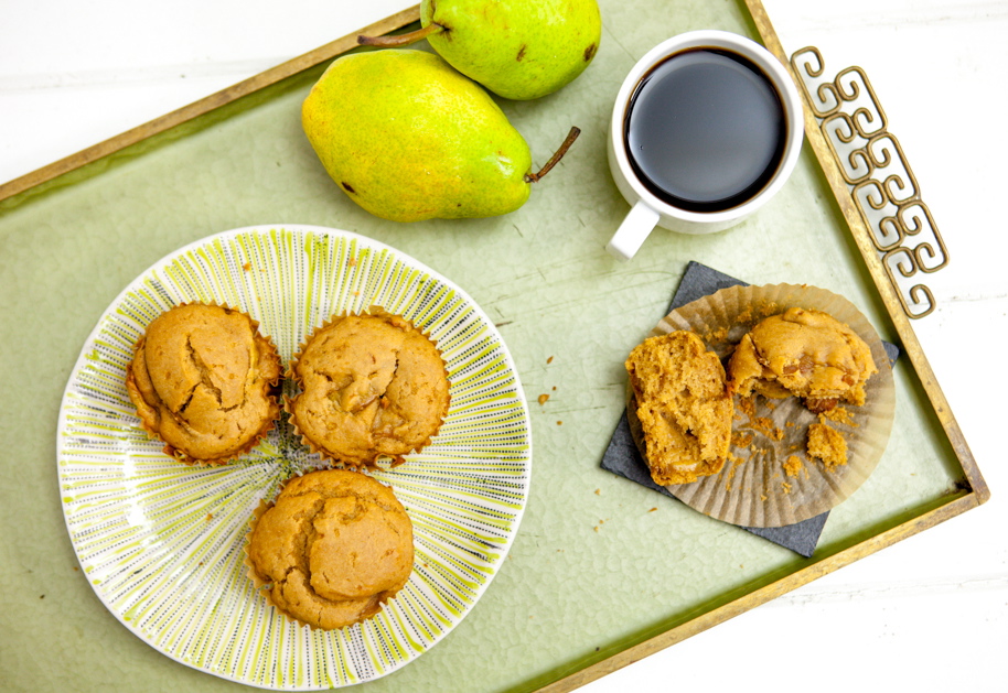 Caramelized Pear Muffins