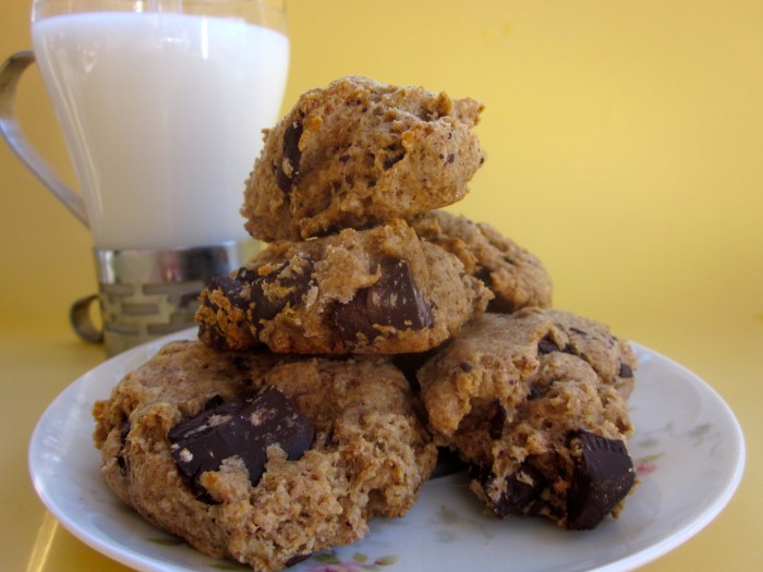 Banana Bread Chocolate Chunk Cookies