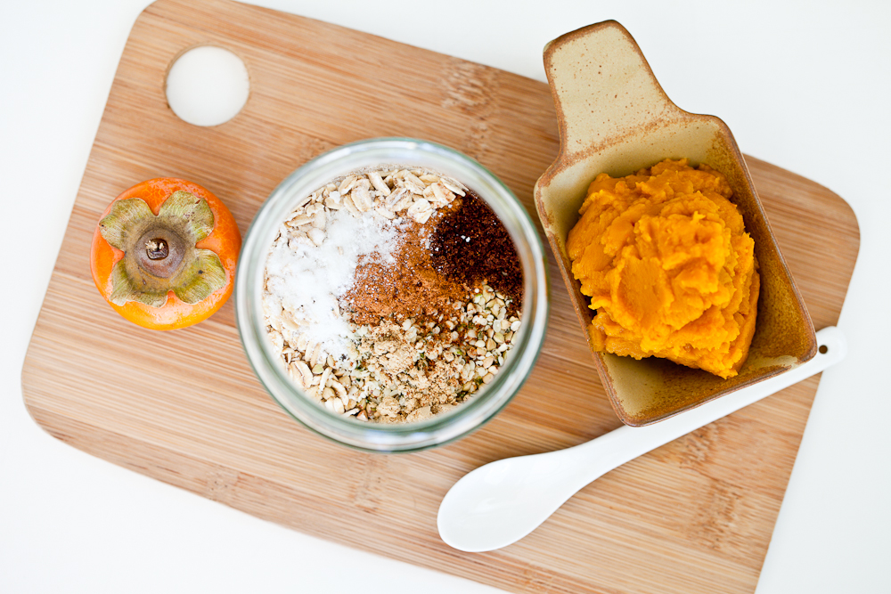 Pumpkin Persimmon Overnight Oats 