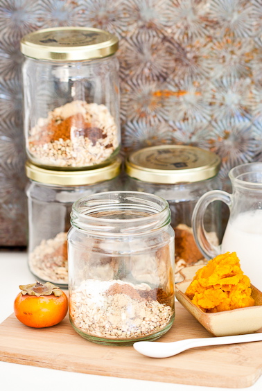 Pumpkin Persimmon Overnight Oats 