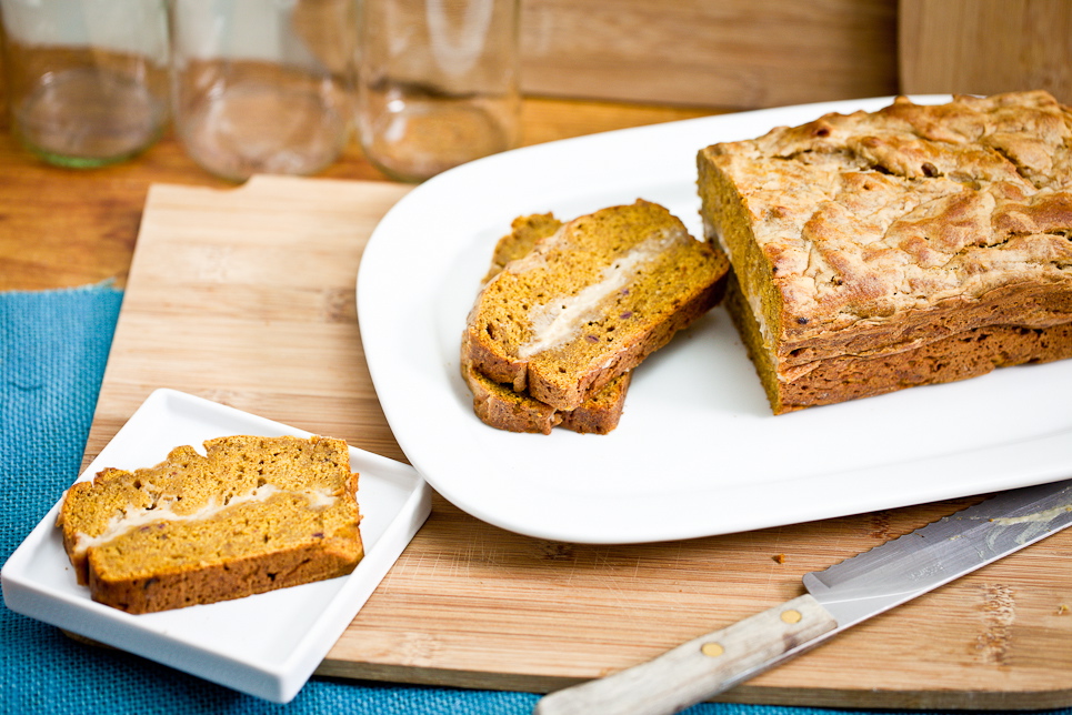 Pumpkin Cream Cheese Bread