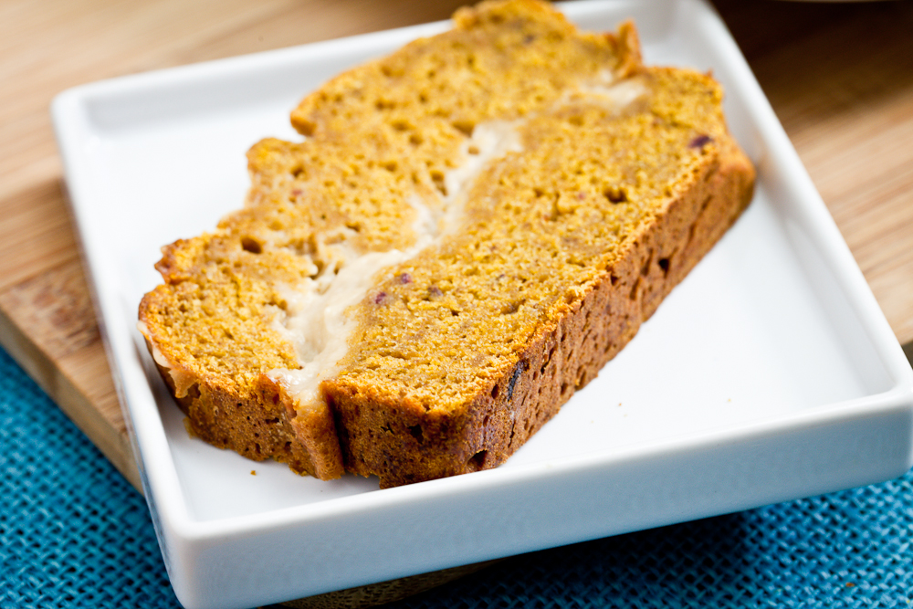 Pumpkin Cream Cheese Bread