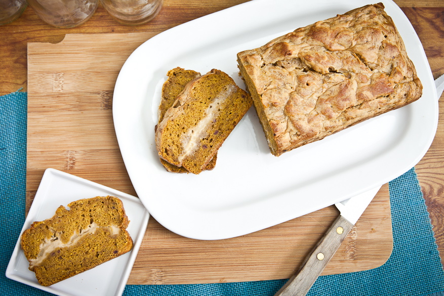 Pumpkin Cream Cheese Bread