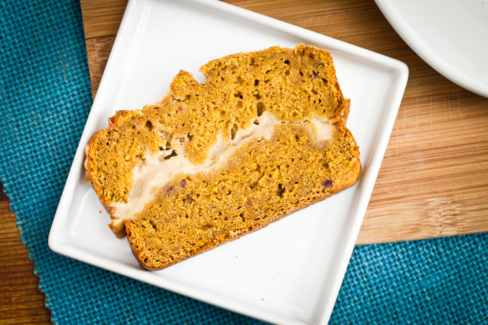 Pumpkin Cream Cheese Bread