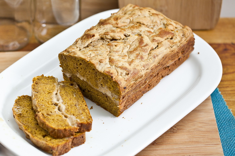 Pumpkin Cream Cheese Bread