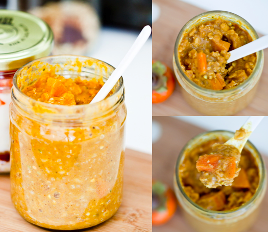 Pumpkin Persimmon Overnight Oats 